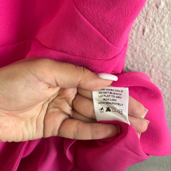 Revolve NBD Adios Assymetrical Mini Dress in Fuchsia Women's Size XXS - Picture 7 of 10